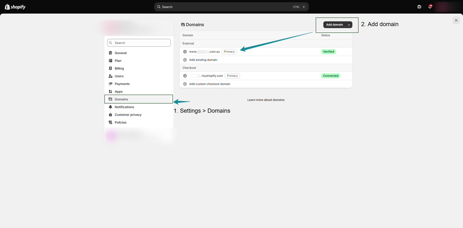 Shopify Allowed Origins Configuration